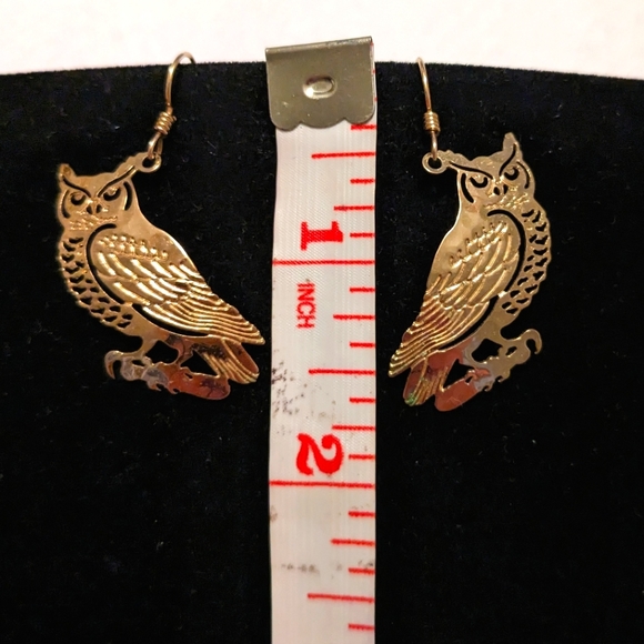 Wild Bryde owl earrings - Picture 2 of 4